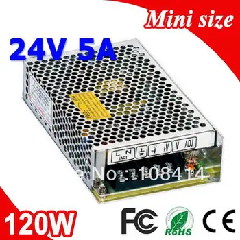 High Quality MS-120-24 120W LED Transformer 24V Power Supply Driver for LED Strip 5A from 110V 220V AC to DC OutputFreeshipping
High Quality MS-120-24 120W LED Transformer 24V Power Supply Driver for LED Strip 5A from 110V 220V AC to DC OutputFreeshipping