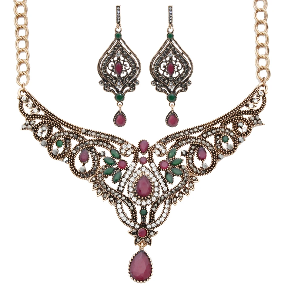 New Vintage Multicolor Women Jewelry Flower Antique Necklace Water Drop Romantic Love Heart Pendant Morocco Bridal Wedding Wing
New Vintage Multicolor Women Jewelry Flower Antique Necklace Water Drop Romantic Love Heart Pendant Morocco Bridal Wedding Wing