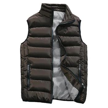 New Vest Men Fashion Stand Collar Men's Sleeveless Outwear Jackets Casual Slim Cotton Down Coats Man Winter Waistcoats fashion
New Vest Men Fashion Stand Collar Men's Sleeveless Outwear Jackets Casual Slim Cotton Down Coats Man Winter Waistcoats fashion