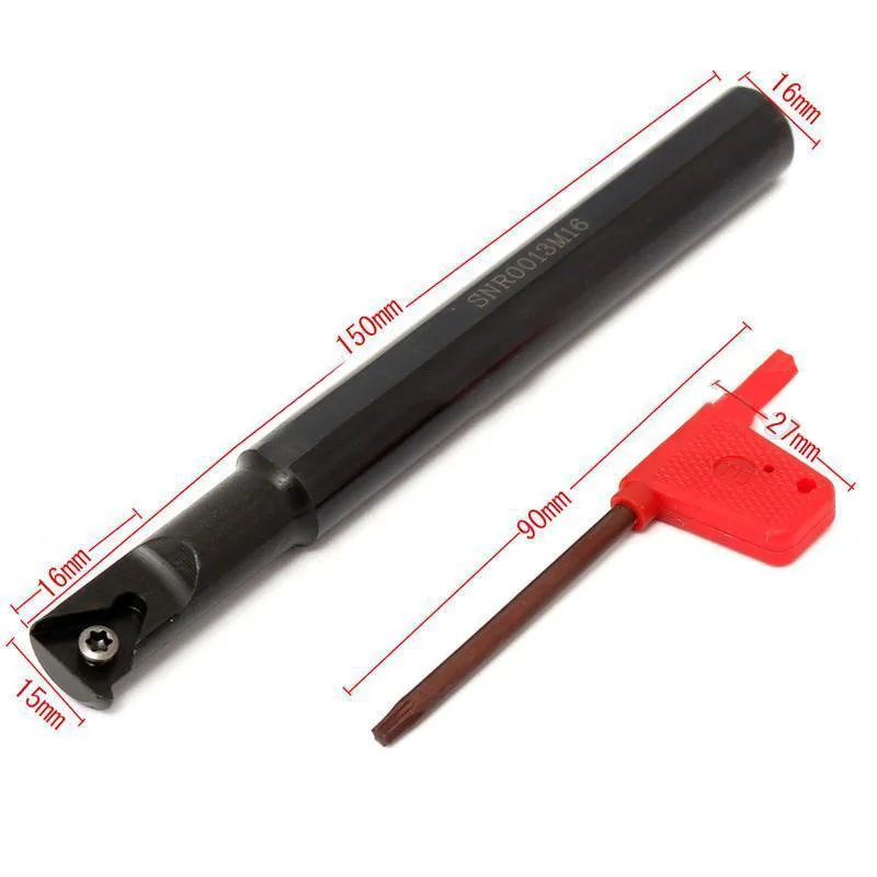 CNC Tool Mill Threading Lathe 10x AG60 Steel Kits Internal Boring Bar Turning SNR0013M16 New Durable Practical
CNC Tool Mill Threading Lathe 10x AG60 Steel Kits Internal Boring Bar Turning SNR0013M16 New Durable Practical