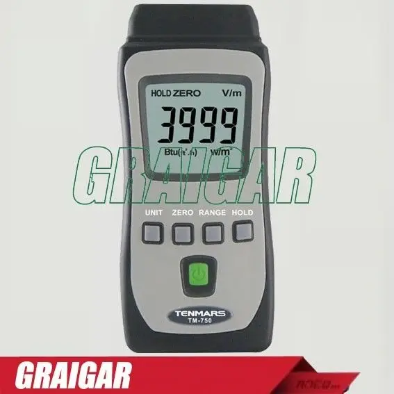 TENMARS TM-750 Mini Pocket Solar Radiation Power Meter Tester Range 4000W/m2 634Btu Solar Power Meter
TENMARS TM-750 Mini Pocket Solar Radiation Power Meter Tester Range 4000W/m2 634Btu Solar Power Meter