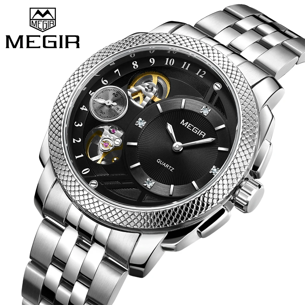 MEGIR Top Brand Luxury Men Quartz Watch Stainless Steel Band Men fashion Business Watches Men Leisure Clock Relogio Masculino
MEGIR Top Brand Luxury Men Quartz Watch Stainless Steel Band Men fashion Business Watches Men Leisure Clock Relogio Masculino