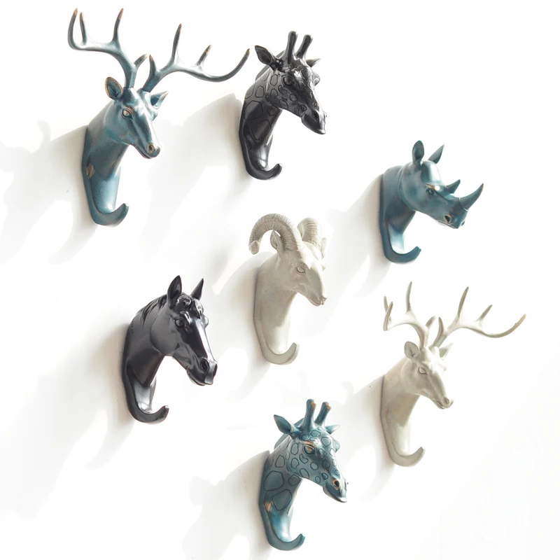 Newly Produced Deer Rhino Elephant Giraffe Horse Animal Decorative Hook Creative Resin Model Bathroom Wall Hook Coat Wall Hook
Newly Produced Deer Rhino Elephant Giraffe Horse Animal Decorative Hook Creative Resin Model Bathroom Wall Hook Coat Wall Hook