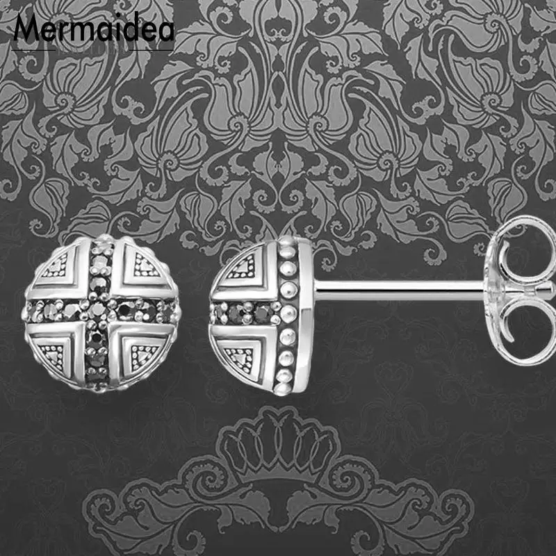 Cross Round Stud Earrings Cubic Zirconia Fashion Jewelry Vintage 925 Sterling Silver Gift For Women Men Lover 2019 New
Cross Round Stud Earrings Cubic Zirconia Fashion Jewelry Vintage 925 Sterling Silver Gift For Women Men Lover 2019 New