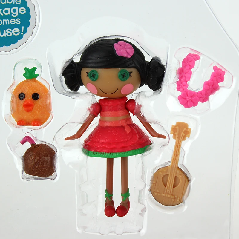 Лидер продаж 3 дюймовые оригинальные MGA куклы Lalaloopsy с аксессуарами Мини для
