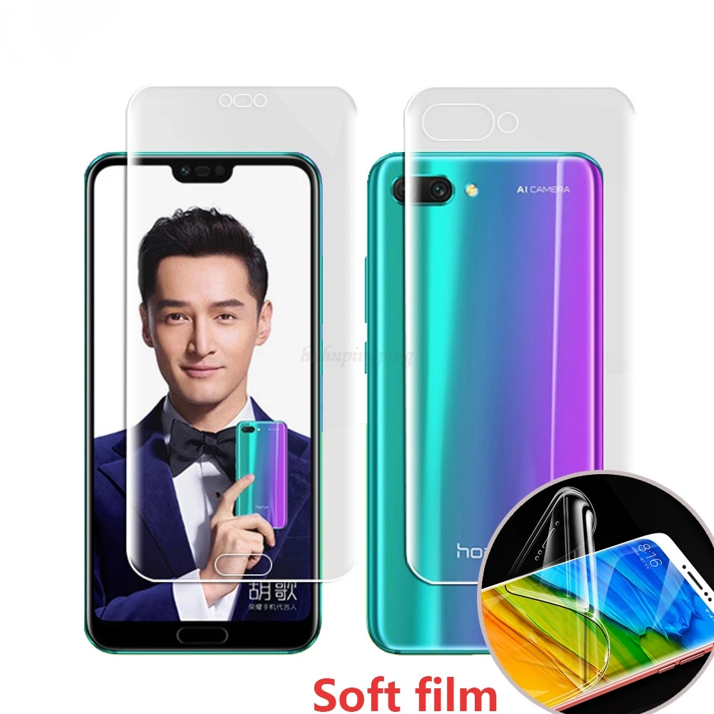 Ultra Clear HD Full Coverage Anti-Bubble Silicone Layer TPU Film Screen Protector (Optional Back Cover) for Huawei Honor 10 5.8"
Ultra Clear HD Full Coverage Anti-Bubble Silicone Layer TPU Film Screen Protector (Optional Back Cover) for Huawei Honor 10 5.8"