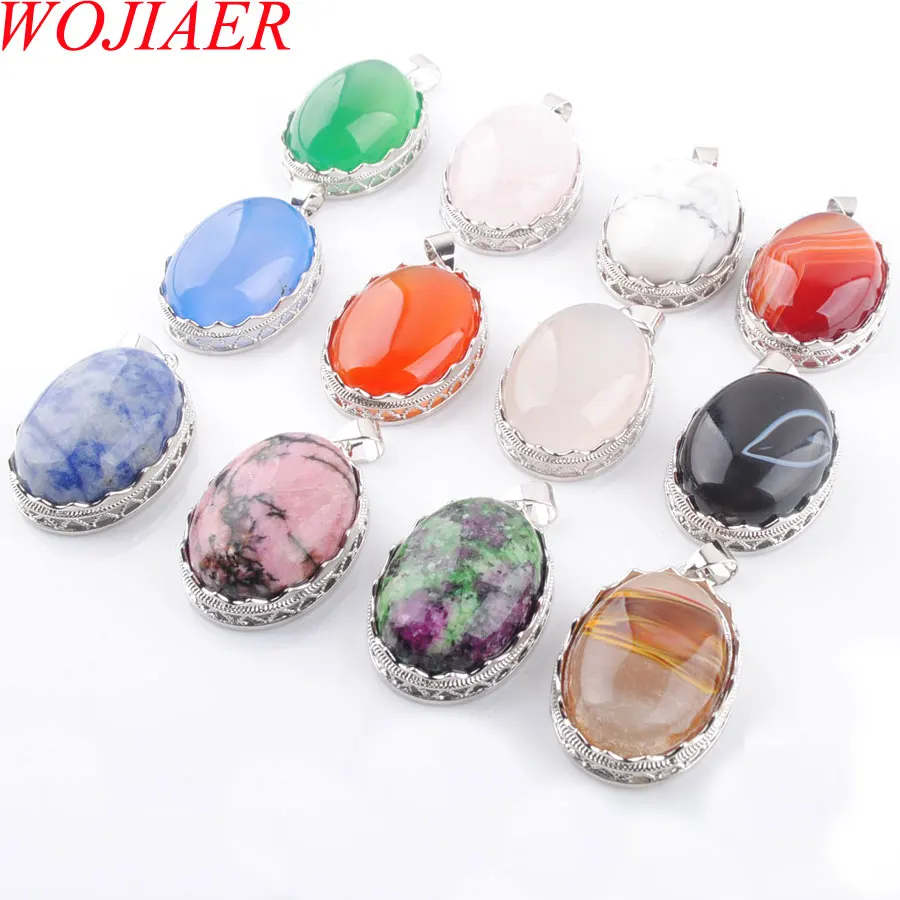 WOJIAER 2019 Love Summer Egg Shape Decoration Stones Statement Suspension Charms Necklace&Pendant Female Gift PBN376
WOJIAER 2019 Love Summer Egg Shape Decoration Stones Statement Suspension Charms Necklace&Pendant Female Gift PBN376