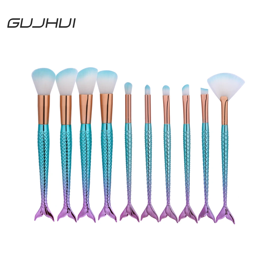 10PCS Fish Shape Powder Foundation Brushes Makeup Tools Facial Eyeshadow Blush Contour Base Beauty Soft Cosmetic Brushes Kit Hot
10PCS Fish Shape Powder Foundation Brushes Makeup Tools Facial Eyeshadow Blush Contour Base Beauty Soft Cosmetic Brushes Kit Hot