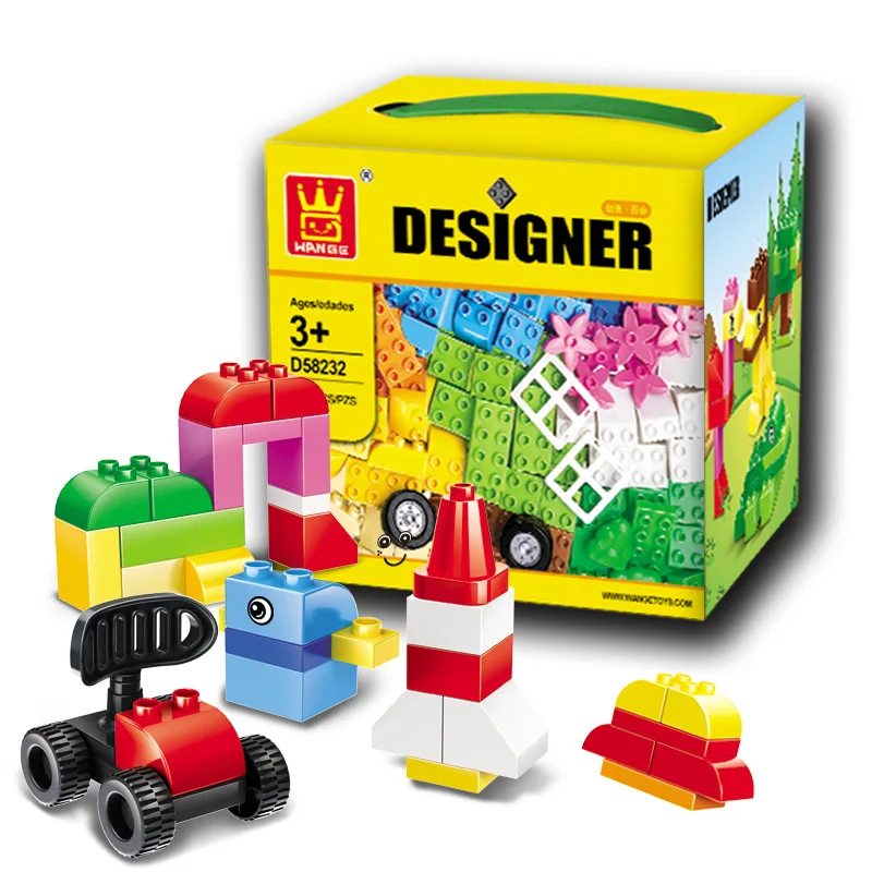 72pcs Wange 58232 Compatible with Lego Duplo Big Size Model Bricks Creative Building Blocks Educational Toys for Children Gift
72pcs Wange 58232 Compatible with Lego Duplo Big Size Model Bricks Creative Building Blocks Educational Toys for Children Gift