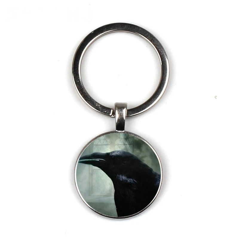 Halloween Black Raven Keychain Beautiful Fairy Elf Coarse Round Glass Key Chain Exquisite Fashion Bag Car Key Halloween Gift
Halloween Black Raven Keychain Beautiful Fairy Elf Coarse Round Glass Key Chain Exquisite Fashion Bag Car Key Halloween Gift