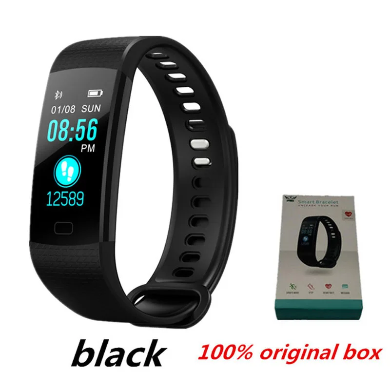 Original Y5 Bluetooth Smart Band Heart Rate Tracker Fitness Smart Bracelet Waterproof PK mi band 3 nfc mi band 3 honor band 3
Original Y5 Bluetooth Smart Band Heart Rate Tracker Fitness Smart Bracelet Waterproof PK mi band 3 nfc mi band 3 honor band 3