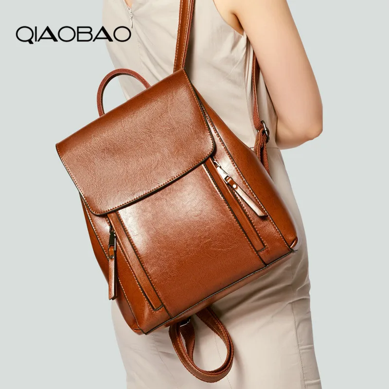 QIAOBAO New Multifunction Backpack Women Cow Leather Backpack Large Cool Schoolbags for Girls Fashion Female Bagpack Sac A Dos
QIAOBAO New Multifunction Backpack Women Cow Leather Backpack Large Cool Schoolbags for Girls Fashion Female Bagpack Sac A Dos