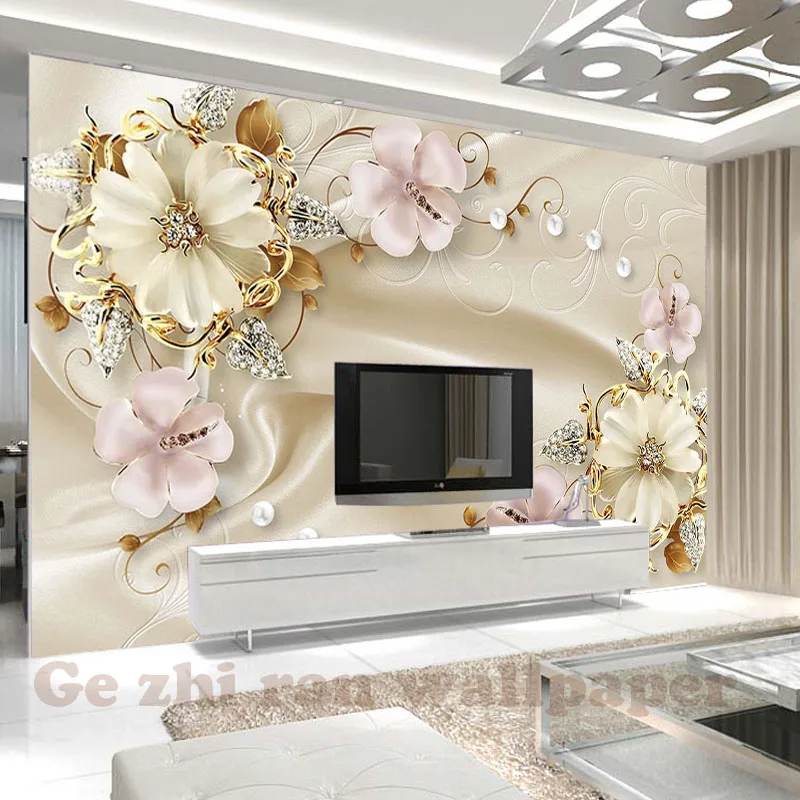 Gezhiran Custom 3D Mural Wallpaper Gorgeous European Jewellery Art LivingRoom bedroom TV Background Wallpaper Home Decor
Gezhiran Custom 3D Mural Wallpaper Gorgeous European Jewellery Art LivingRoom bedroom TV Background Wallpaper Home Decor