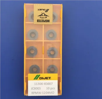 DIJET RPMW1204MO JC8003 carbide inserts JC8003 RPMW1204MO turning tools for high hardened materials
DIJET RPMW1204MO JC8003 carbide inserts JC8003 RPMW1204MO turning tools for high hardened materials