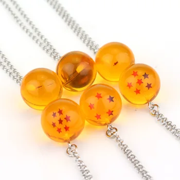 7PCS Anime Dragon Ball Z Necklace PVC 1-7stars Goku Dragonball Crystal Ball Chain Necklace Pendant Action Figure Cosplay Toys
7PCS Anime Dragon Ball Z Necklace PVC 1-7stars Goku Dragonball Crystal Ball Chain Necklace Pendant Action Figure Cosplay Toys