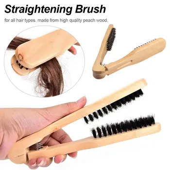 Double Sided Brush Straightening Natural Styling Tools Hair dressing Wooden Straightener Hair
Double Sided Brush Straightening Natural Styling Tools Hair dressing Wooden Straightener Hair