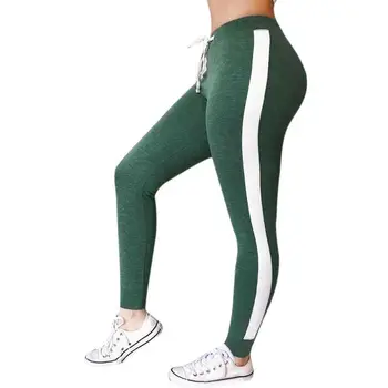 Women's Sexy and Comfortable Elastic Waist Striped Side Sweatpants Stitching Fitness Long Pants P2
Women's Sexy and Comfortable Elastic Waist Striped Side Sweatpants Stitching Fitness Long Pants P2
