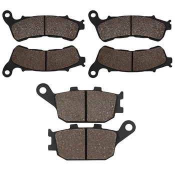 Cyleto Motorcycle Front Rear Brake Pads for Honda XL 700 Transalp 08-11 CB 600 CB600F Hornet 07-12 NC 700 NC700 ABS 2012 2013
Cyleto Motorcycle Front Rear Brake Pads for Honda XL 700 Transalp 08-11 CB 600 CB600F Hornet 07-12 NC 700 NC700 ABS 2012 2013