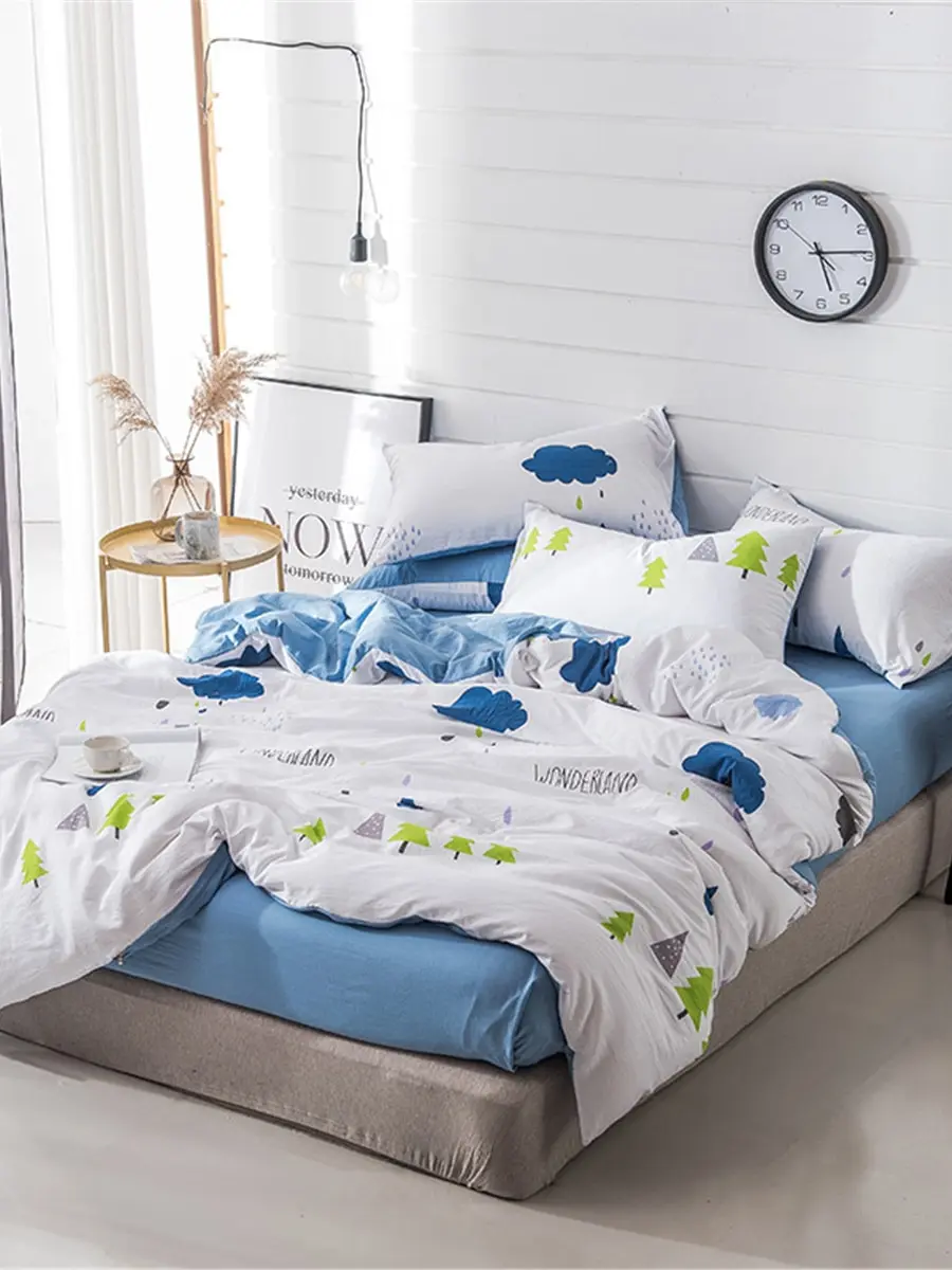 3Pcs/4Pcs Bedding Set Cartoon Style Simple Design Modern Fashion Home Soft Duvet Cover Set
3Pcs/4Pcs Bedding Set Cartoon Style Simple Design Modern Fashion Home Soft Duvet Cover Set