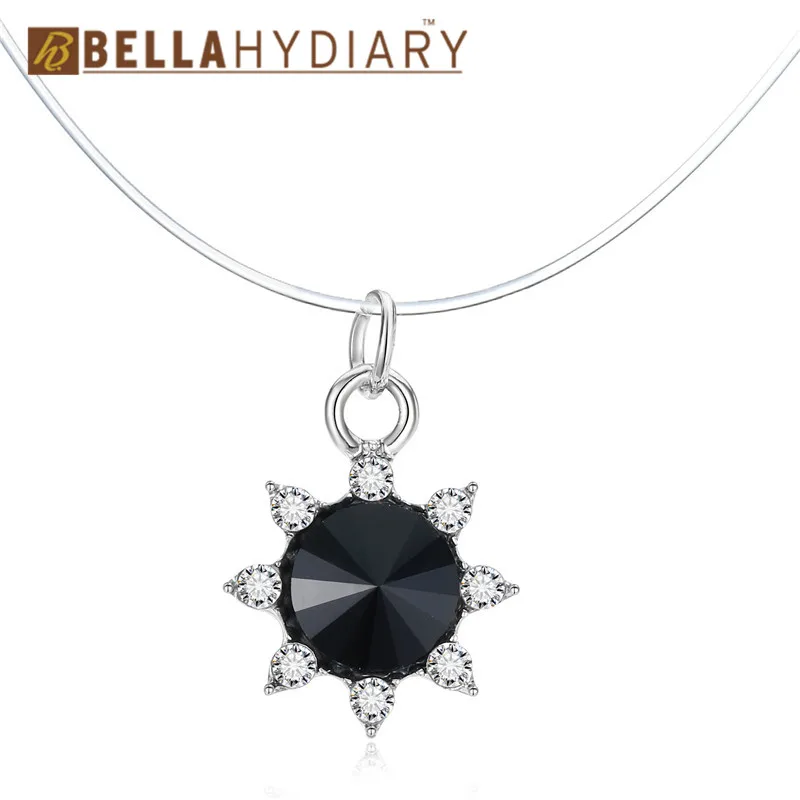 Black Transparent Fishing Line Necklace Silver Invisible Chain Necklaces Pendants Round Rhinestone Choker Necklaces Collier
Black Transparent Fishing Line Necklace Silver Invisible Chain Necklaces Pendants Round Rhinestone Choker Necklaces Collier