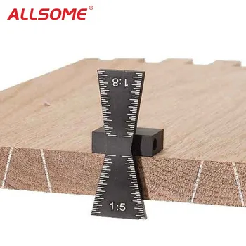 ALLSOME Dovetail Marker Aluminum Alloy Dovetail Guide Template 1:5 & 1:8 For DIY Wood Joints Gauge Woodworking Measuring Tool
ALLSOME Dovetail Marker Aluminum Alloy Dovetail Guide Template 1:5 & 1:8 For DIY Wood Joints Gauge Woodworking Measuring Tool