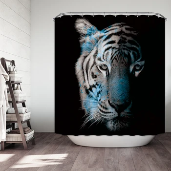 Eco-Friendly Bathroom Curtain Cartoon tiger animal Pattern Polyester Fabric print 3D Shower Curtain Waterproof Bath Curtain Hook
Eco-Friendly Bathroom Curtain Cartoon tiger animal Pattern Polyester Fabric print 3D Shower Curtain Waterproof Bath Curtain Hook