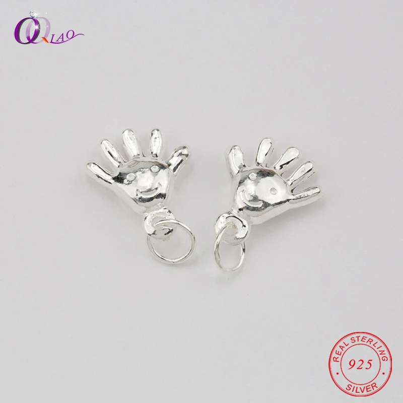 A pair 13x10mm 925 Sterling Silver Charms smile palms Pendant silver lovely hug hands pendant for Necklace Jewelry Making DIY
A pair 13x10mm 925 Sterling Silver Charms smile palms Pendant silver lovely hug hands pendant for Necklace Jewelry Making DIY
