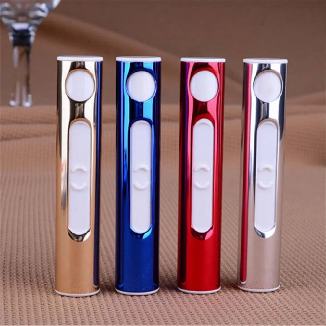 Cigarette Lighter USB Lighter Flameless Cigar windproof gold metal pipe torch lighterPortable Electronic Rechargeable Tobacco
Cigarette Lighter USB Lighter Flameless Cigar windproof gold metal pipe torch lighterPortable Electronic Rechargeable Tobacco