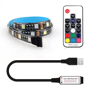 USB LED Strip 5050 RGBW RGBWW with 17Key RF remote controller TV Background Lighting 5V Flexible Strip Light 50CM 1M 2M 4M 5M
USB LED Strip 5050 RGBW RGBWW with 17Key RF remote controller TV Background Lighting 5V Flexible Strip Light 50CM 1M 2M 4M 5M