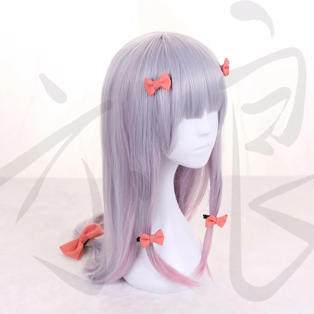 Japanese Anime Eromanga Sensei Izumi Sagiri Wig Cosplay Wigs Gradient Wig with Bow Ties Role Play Hair
Japanese Anime Eromanga Sensei Izumi Sagiri Wig Cosplay Wigs Gradient Wig with Bow Ties Role Play Hair
