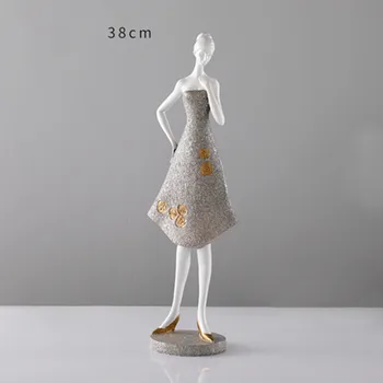 European Evening Dress Girl Home Decoration Modern Resin Character Ornaments Living Room TV Cabinet Wine Cabinet Decor M1831
European Evening Dress Girl Home Decoration Modern Resin Character Ornaments Living Room TV Cabinet Wine Cabinet Decor M1831