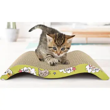 TPFOCUS Pet Curved Wave Corrugated Paper Scratching Board Toy for Cats Double-sided honeycomb mesh design paper thicken 2019
TPFOCUS Pet Curved Wave Corrugated Paper Scratching Board Toy for Cats Double-sided honeycomb mesh design paper thicken 2019