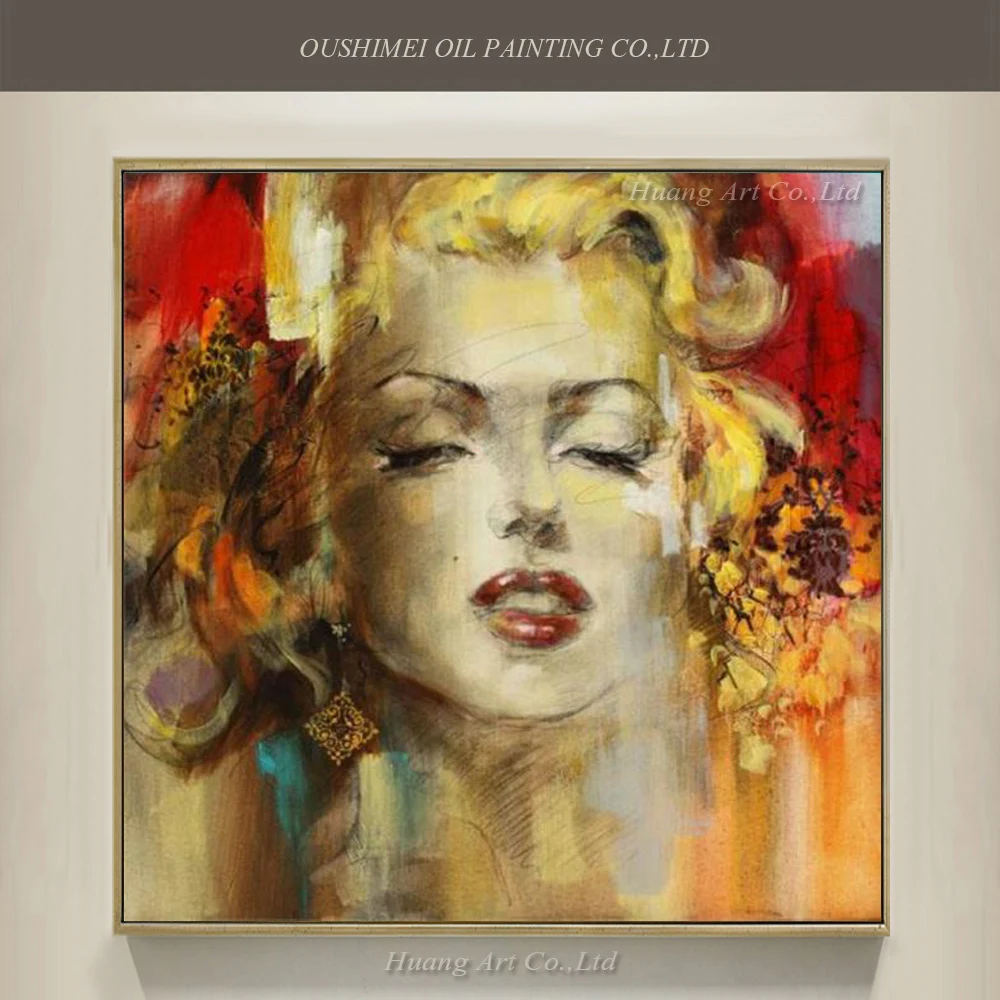 Big Size Artist Painted New Marilyn Monroe Oil Painting Hand Painted Portrait Painting On Canvas Abstract Wall Decor Picture Art
Big Size Artist Painted New Marilyn Monroe Oil Painting Hand Painted Portrait Painting On Canvas Abstract Wall Decor Picture Art