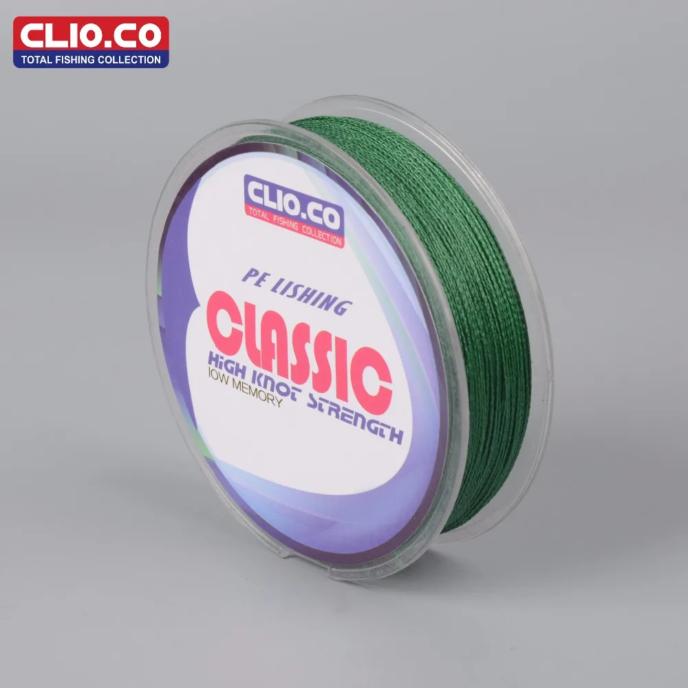 

CLIO.CO Brand 4 Strands 100M Multifilament Braided Fishing Line 8-80Lb PE Super Strong Saltwater Fishing Line Spinning Casting
