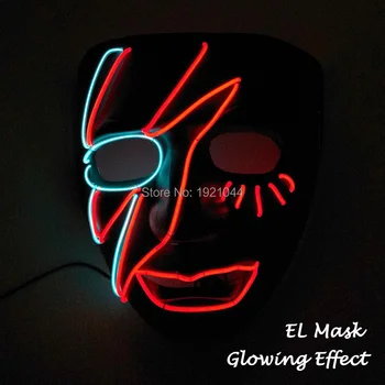 Fashion Glowing Product Mask with EL Wire LED Night fluorescent mask Rave Costumes Mask for Glowing Party Decoration
Fashion Glowing Product Mask with EL Wire LED Night fluorescent mask Rave Costumes Mask for Glowing Party Decoration