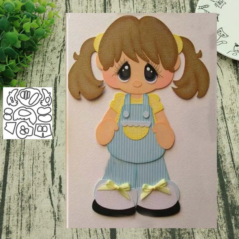 Girl metal cutting dies Scrapbooking album paper craft handmade card stencil art cutter
Girl metal cutting dies Scrapbooking album paper craft handmade card stencil art cutter