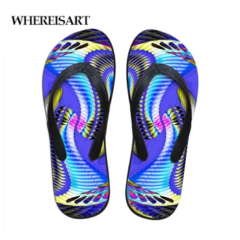 WHEREISART Rainbow Paisley Print Beach Flip Flops Men Slippers Shoes Comfortable Men's Sandals Casual Summer Shoes Dropshipping
WHEREISART Rainbow Paisley Print Beach Flip Flops Men Slippers Shoes Comfortable Men's Sandals Casual Summer Shoes Dropshipping