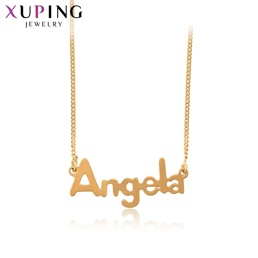 Xuping Jewelry Classic Letter Shaped Pendants Necklace Wild Style Jewelry for Women Thanksgiving Gifts S115,7-44996
Xuping Jewelry Classic Letter Shaped Pendants Necklace Wild Style Jewelry for Women Thanksgiving Gifts S115,7-44996