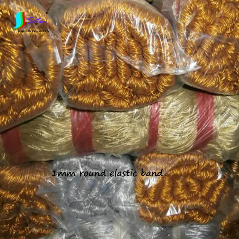Sewing DIY Material Diameter 1MM Super Fine Gold,Light Gold,Silvery Metal Color Round Elastic Band Length 108 Meters S0731L
Sewing DIY Material Diameter 1MM Super Fine Gold,Light Gold,Silvery Metal Color Round Elastic Band Length 108 Meters S0731L