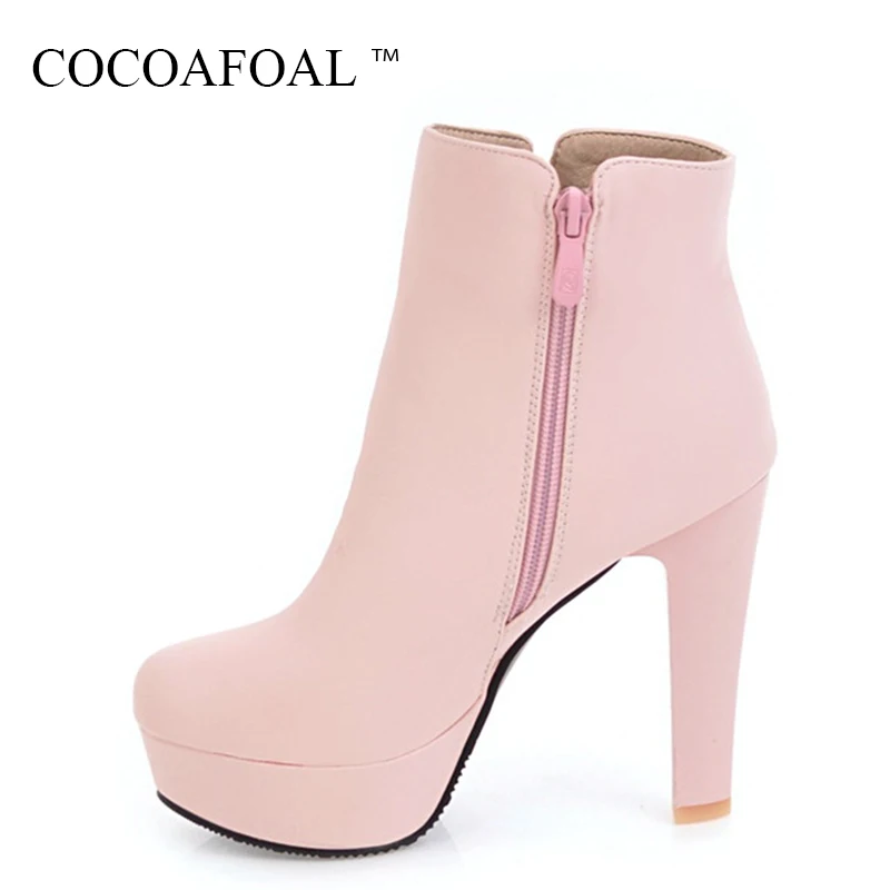 COCOAFOAL Woman Winter Butterfly Knot Ankle Boots Plus Size 33 43 Black Martin Boots Pink White String Bead High Heeled Shoes
COCOAFOAL Woman Winter Butterfly Knot Ankle Boots Plus Size 33 43 Black Martin Boots Pink White String Bead High Heeled Shoes