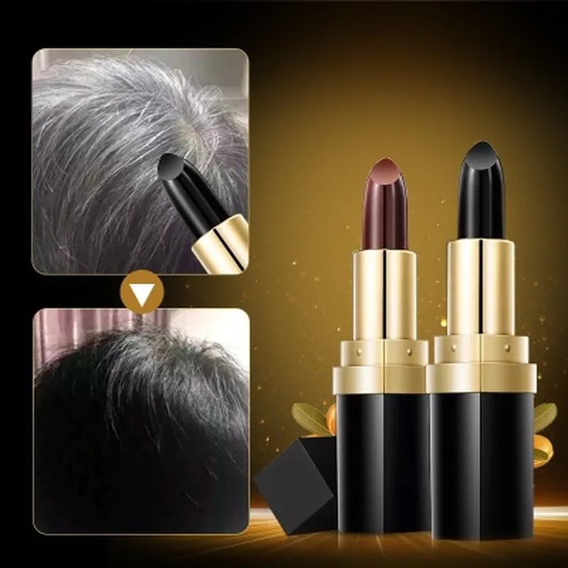 One-Time Hair dye Instant Gray Root Coverage Hair Color Modify Cream Stick Temporary Cover Up White Hair Colour Dye 3.8g
One-Time Hair dye Instant Gray Root Coverage Hair Color Modify Cream Stick Temporary Cover Up White Hair Colour Dye 3.8g