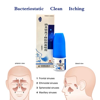 Nano Silver Ion Propolis Antibacterial Spray Nasal Cure Rhinitis Sinusitis Nose Spray Bottle Anti-snore Apparatus Health Care
Nano Silver Ion Propolis Antibacterial Spray Nasal Cure Rhinitis Sinusitis Nose Spray Bottle Anti-snore Apparatus Health Care