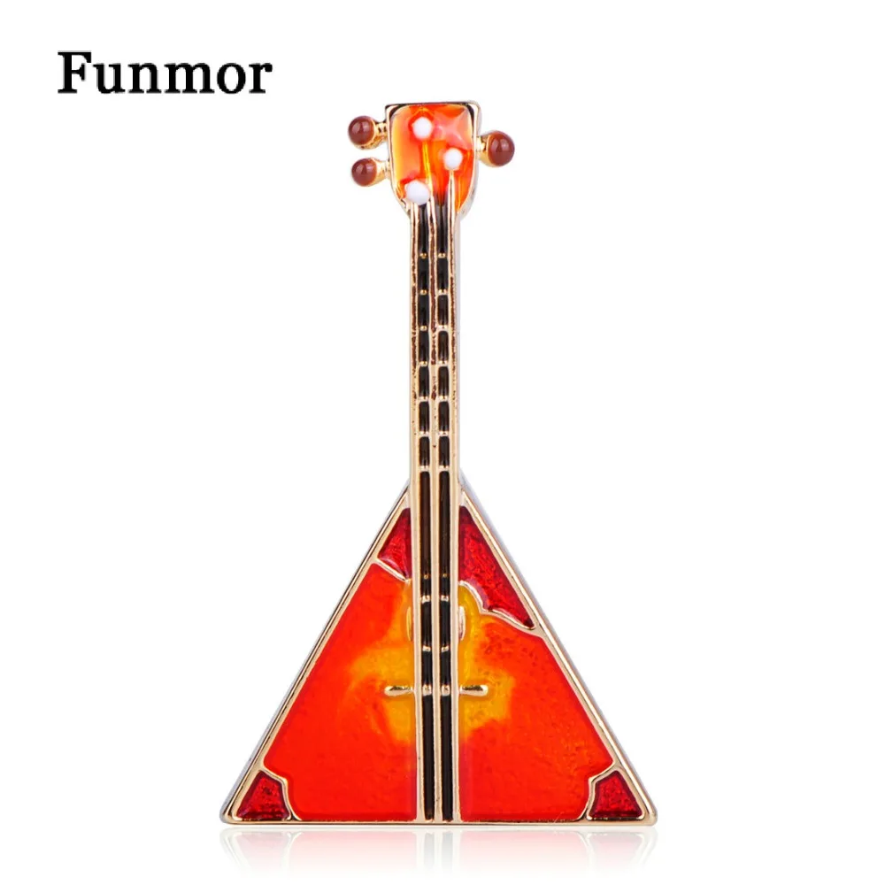 FUNMOR Red Enamel Guitar Balalaika Shape Brooch Musical Instrument Corsage Women Men Concert Banquet Jewelry Musician Lapel Pins
FUNMOR Red Enamel Guitar Balalaika Shape Brooch Musical Instrument Corsage Women Men Concert Banquet Jewelry Musician Lapel Pins
