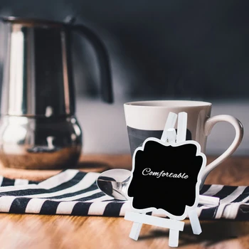 10pcs Mini Erasable Chalkboards Card Signs with Support for Message Board Signs Wedding Dinner Party Table Place Card Signs
10pcs Mini Erasable Chalkboards Card Signs with Support for Message Board Signs Wedding Dinner Party Table Place Card Signs