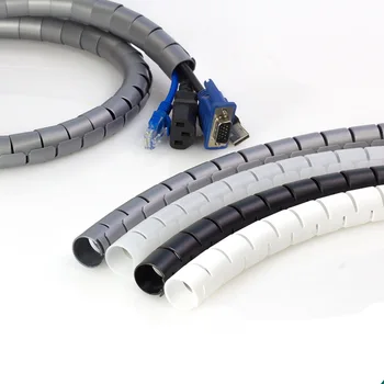 Good Quality cable holder Spiral shrinkable tube with clip Wire Organizer Flexible Manage Cord for PC Computer TV
Good Quality cable holder Spiral shrinkable tube with clip Wire Organizer Flexible Manage Cord for PC Computer TV