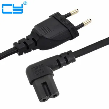 Angled 1M Power Cord Cable EU 2-Prong AC Plug Adapter Lead Figure 8 C7 to Euro EU European 2 Pin AC Plug extension cable
Angled 1M Power Cord Cable EU 2-Prong AC Plug Adapter Lead Figure 8 C7 to Euro EU European 2 Pin AC Plug extension cable