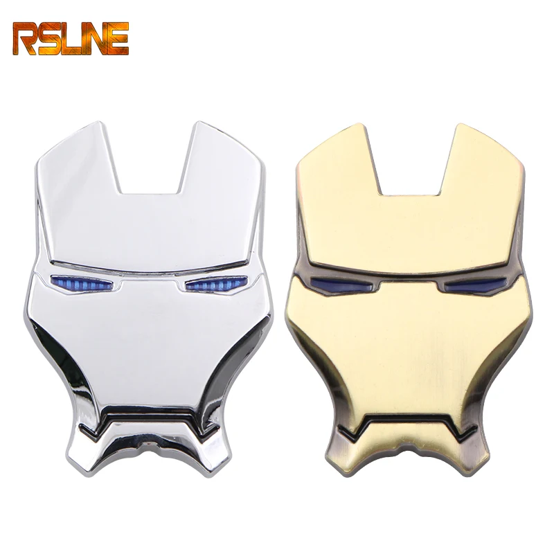 1PCS 3D Chrome Metal Iron Man Car Emblem Stickers Decoration The Avengers Car Styling Decals Exterior Accessories Silver Gold
1PCS 3D Chrome Metal Iron Man Car Emblem Stickers Decoration The Avengers Car Styling Decals Exterior Accessories Silver Gold