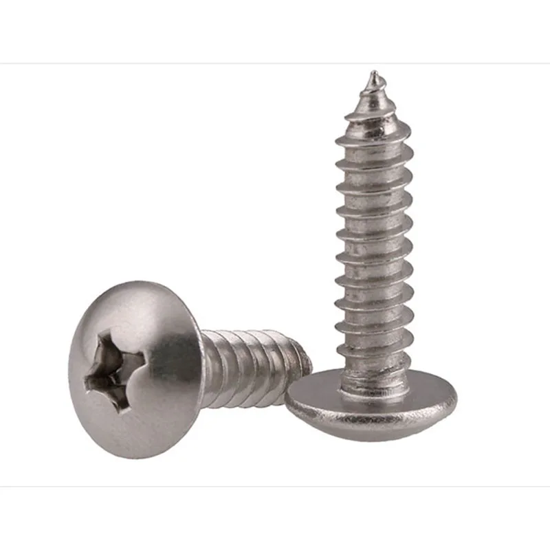 304 Stainless Steel Large Flat Head Self-Tapping Screws Wood Screw Cross Groove Mushroom Head Screws M3 20PCS
304 Stainless Steel Large Flat Head Self-Tapping Screws Wood Screw Cross Groove Mushroom Head Screws M3 20PCS