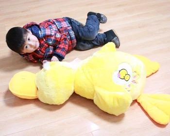 big yellow duck plush toy lovely lying duck doll pillow birthday gift about 100cm
big yellow duck plush toy lovely lying duck doll pillow birthday gift about 100cm