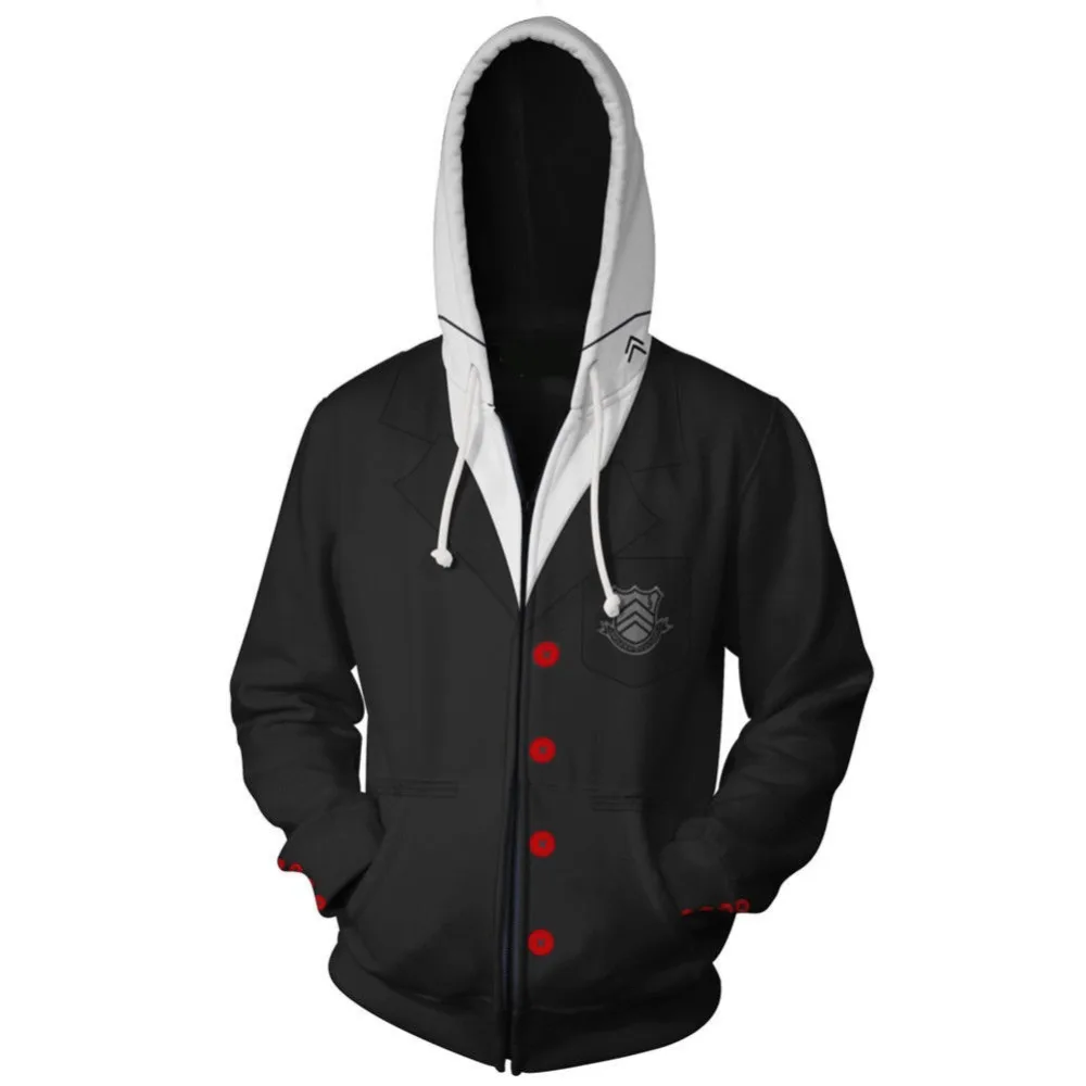 Persona 5 Dancing Star Night Joker Protagonist Akira Kurusu Hoodie Zipper Jacket Men Sweatshirts Costumes Spring Casual Tops
Persona 5 Dancing Star Night Joker Protagonist Akira Kurusu Hoodie Zipper Jacket Men Sweatshirts Costumes Spring Casual Tops
